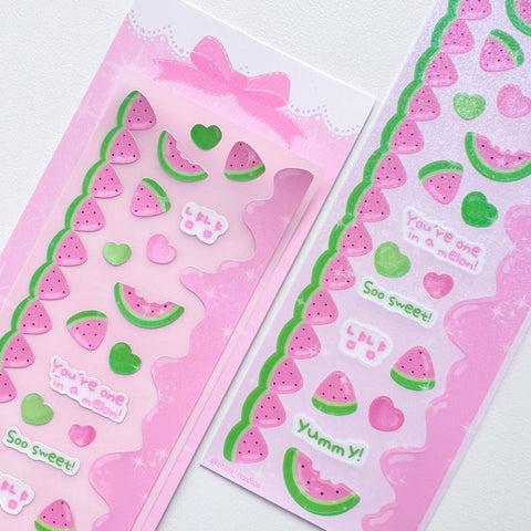 MINS STUDIOS Watermelon Deco Sticker